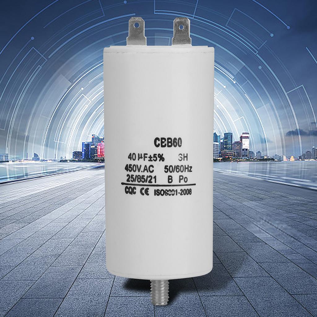 40uF Kondensator CBB60 450V 40uF Kondensator für Waschmaschine 50/60Hz