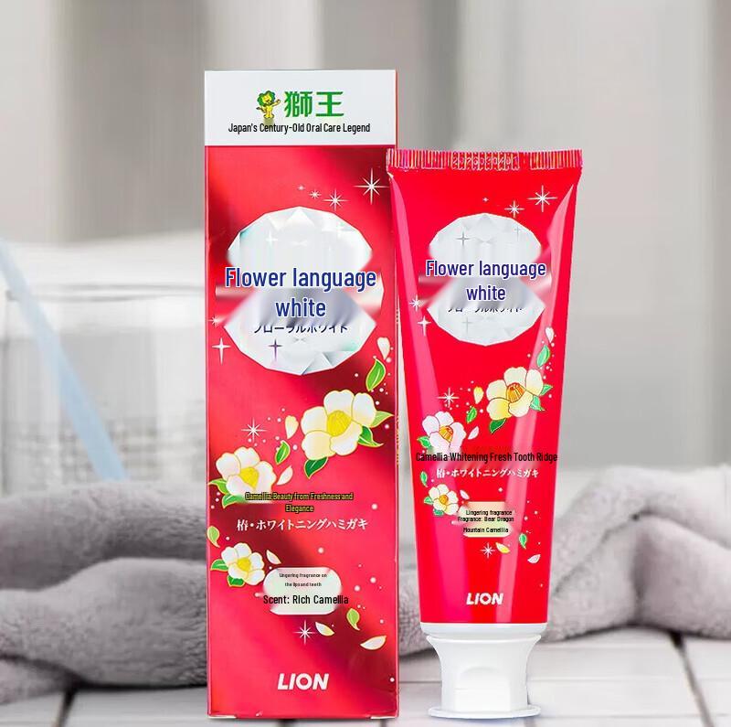 Lion Flower Language White Toothpaste