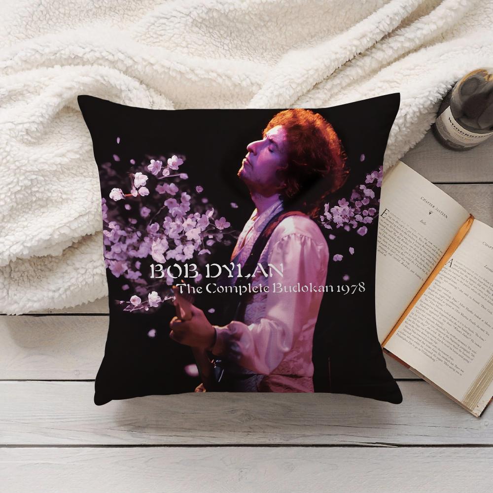 Singer Bob Dylan Pillow Case Home Decoration Cushion Cover Suitable For Bedroom Car Office Sofa