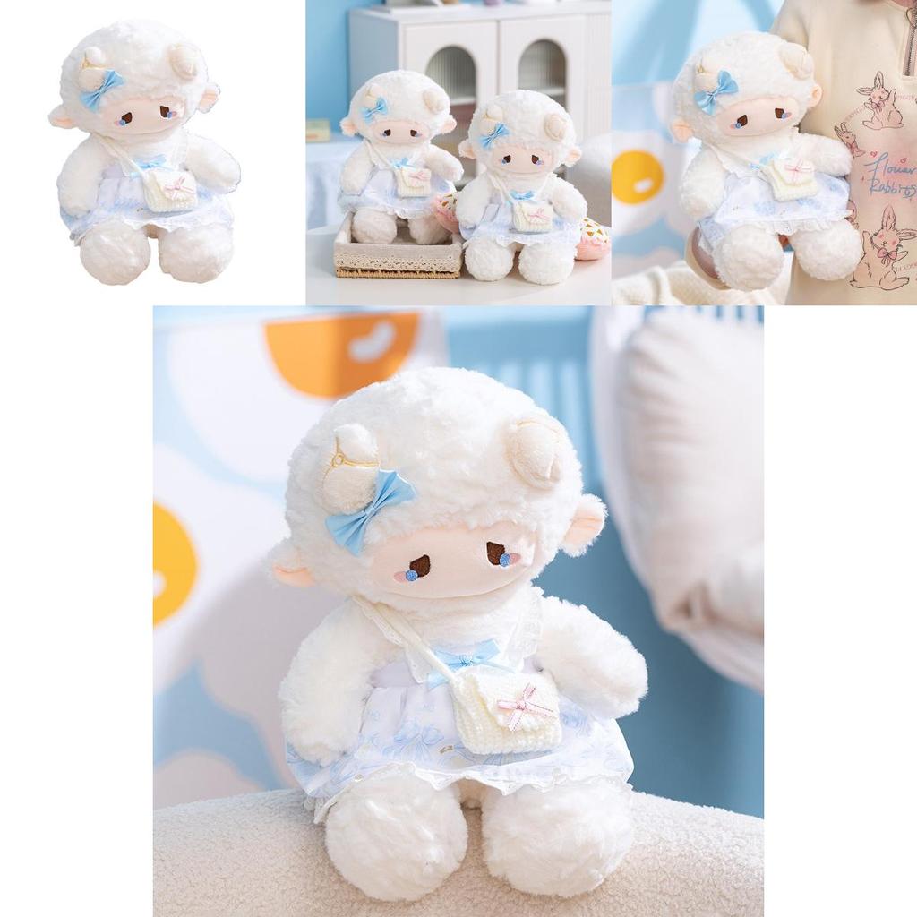 Puff Pao Sheep Plush Backpack Soft Toy For Kids And Teens