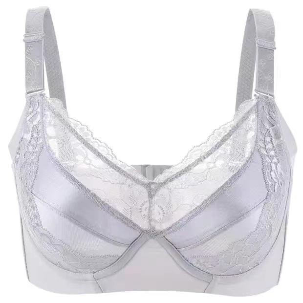 

Кружевной бюстгальтер размера плюс с боковыми сборками и регулировкой по размеру, чашка E 48/110E