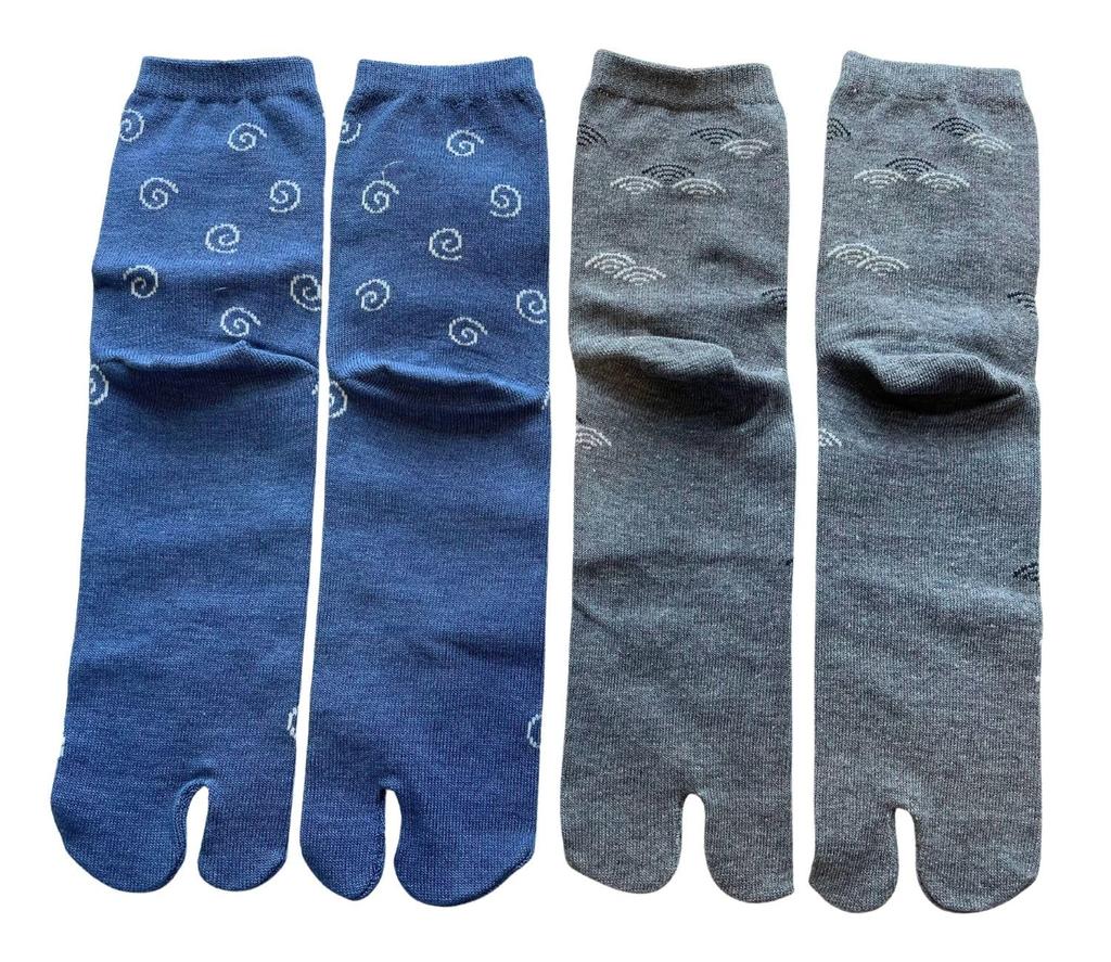 Mode Made in Japan Tabi Japanese 3 Thin Sizes 3 3 Pairs of your Select Men's Socks, Pattern, Pairs, Cotton, 25-27cm, Deodorizing, Non-Sweating,