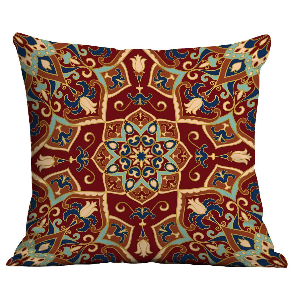 Ethnic Style Mandala Pillowcase New Style Painted Geometric Art Abstract Home Decoration Pillow Cushion Cover