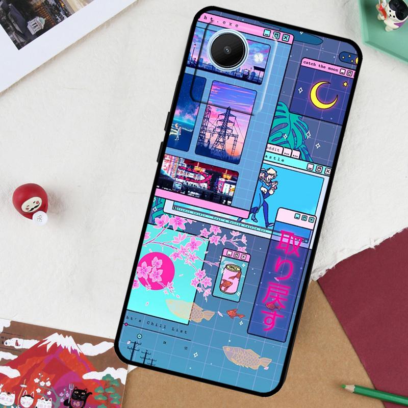 Art Pixel Aesthetic For Realme GT 6T 6 5 GT 7 Pro C61 C55 C53 C51 C21Y C25S C67 C75 10 11 12 13 14 Pro Plus Case