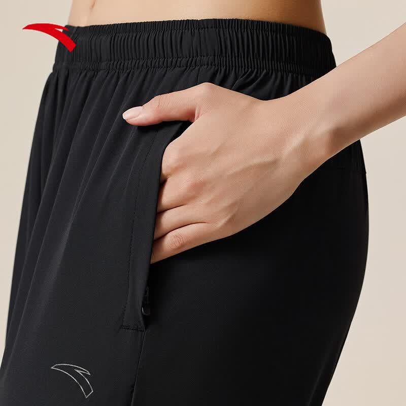 Anta Women's Ice Silk Running Cropped Pants