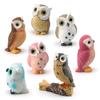 Cartoon Style Resin Owl Animal Figurine Gift For Bird Lovers And Collectors