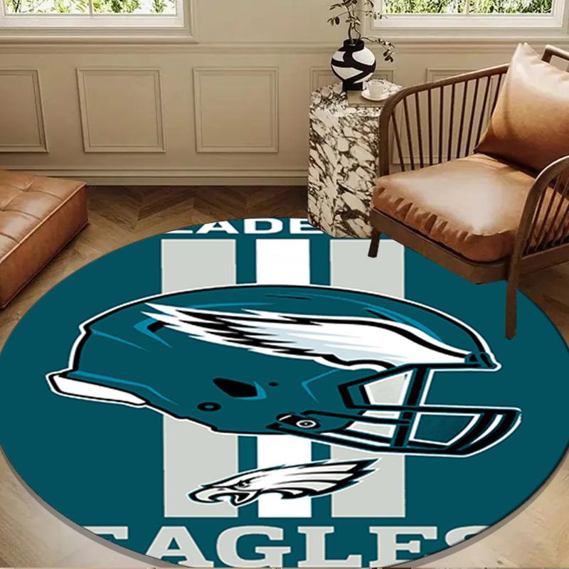 Eagle Power Philadelphia Round Mat, Anti-slip Circle Carpet Chair Rug For livingroom,Bedroom, Doormat Home Decor Gift Christmas Gifts