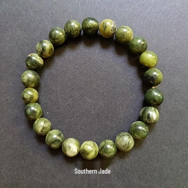 Crystal & Natural Stone Beaded Bracelet: Ruby Zoisite, Strawberry Quartz, Lapis Lazuli