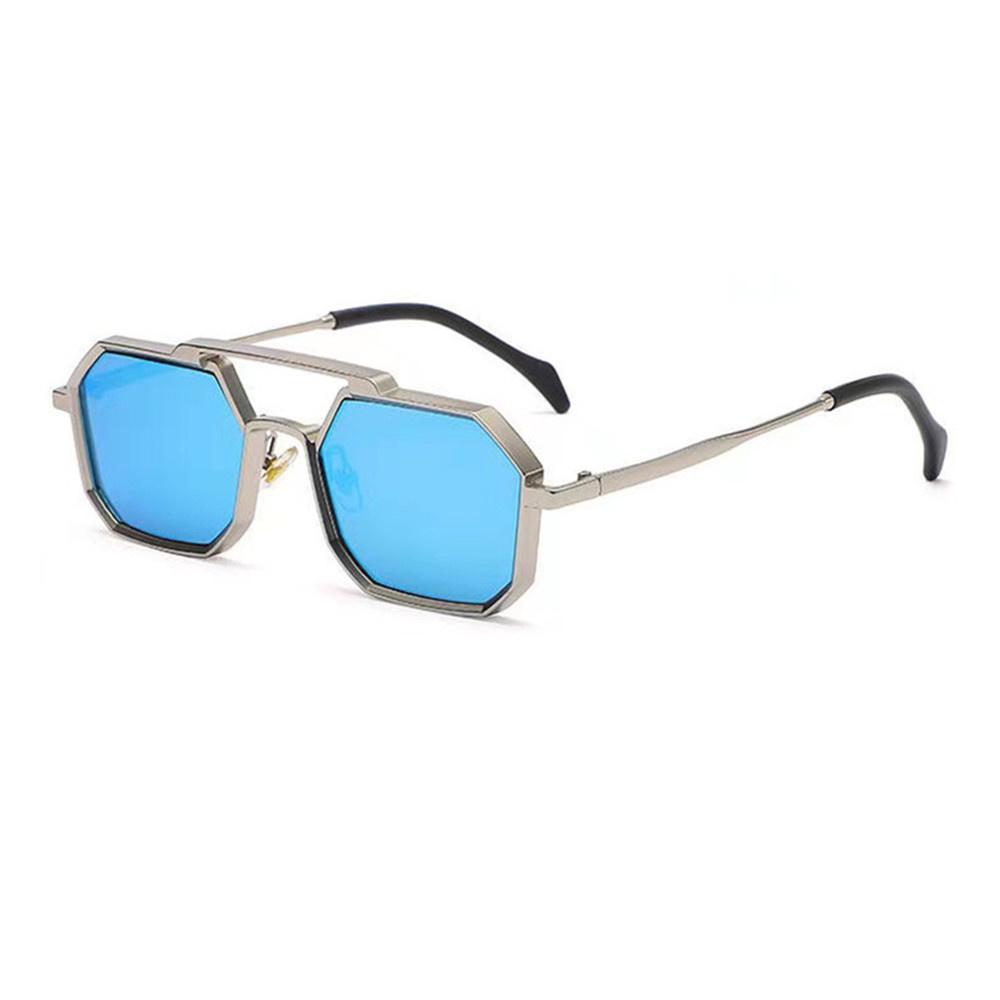 Sunglasses Large Frame Metal Sunglasses Sun Glasses Double Beam Eyewear For Travel Men & Women Outdoor