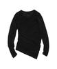 KIJIKO Ke311. Curved Sheer Tee Charcoal