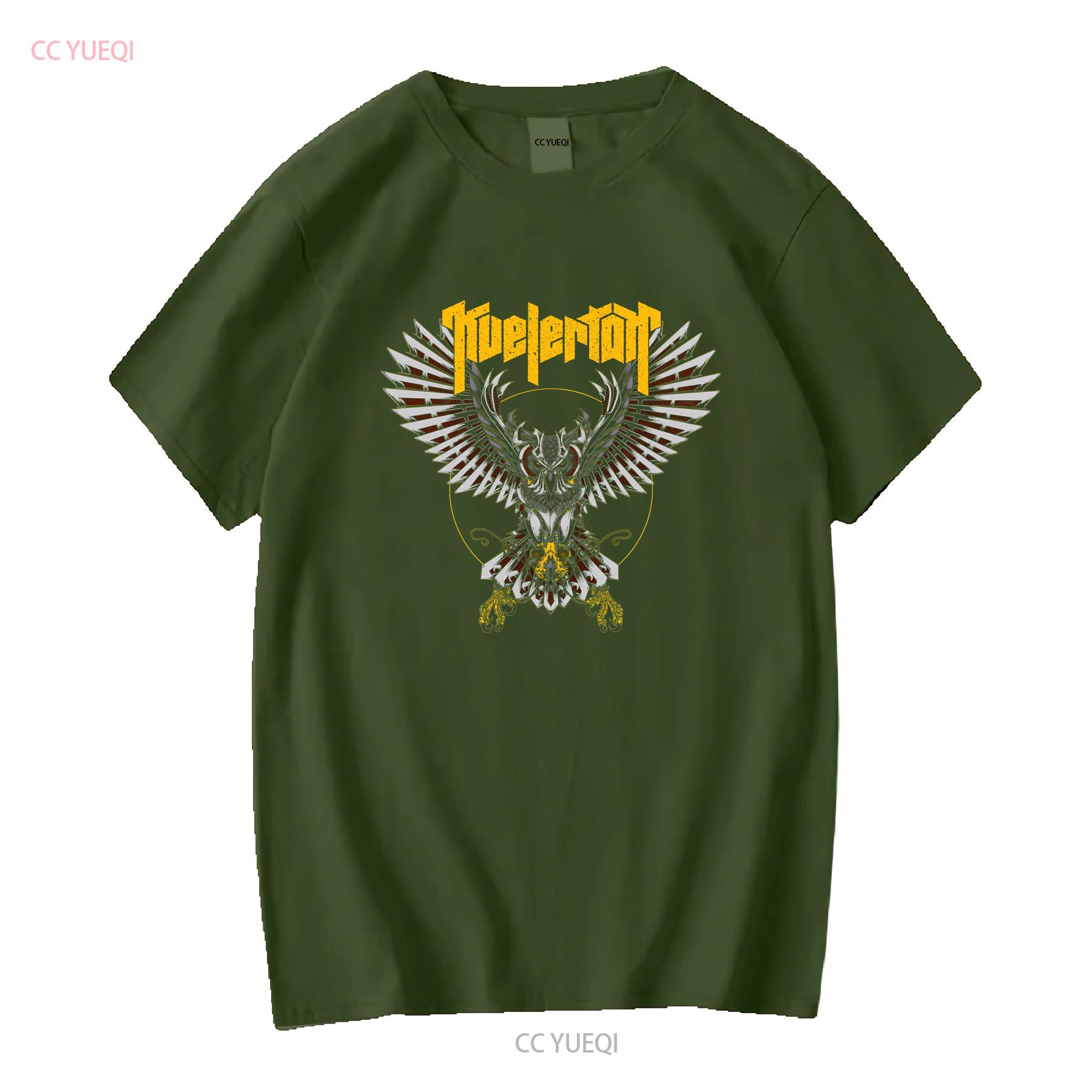 

Kvelertak Robot Owl Mens Black T Shirt Size S 5XL vintage Washed Soft homme graphic Top For Everyday Wear Versatile 3XL