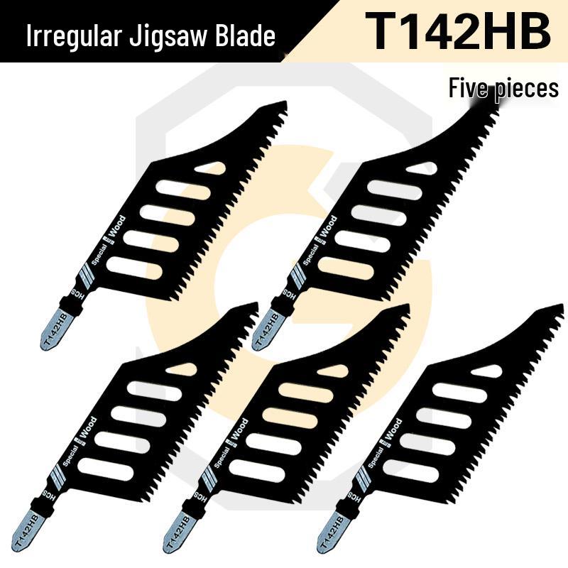 Curve-Cut Irregular Jigsaw Blade for Smooth Woodworking - No Chipping