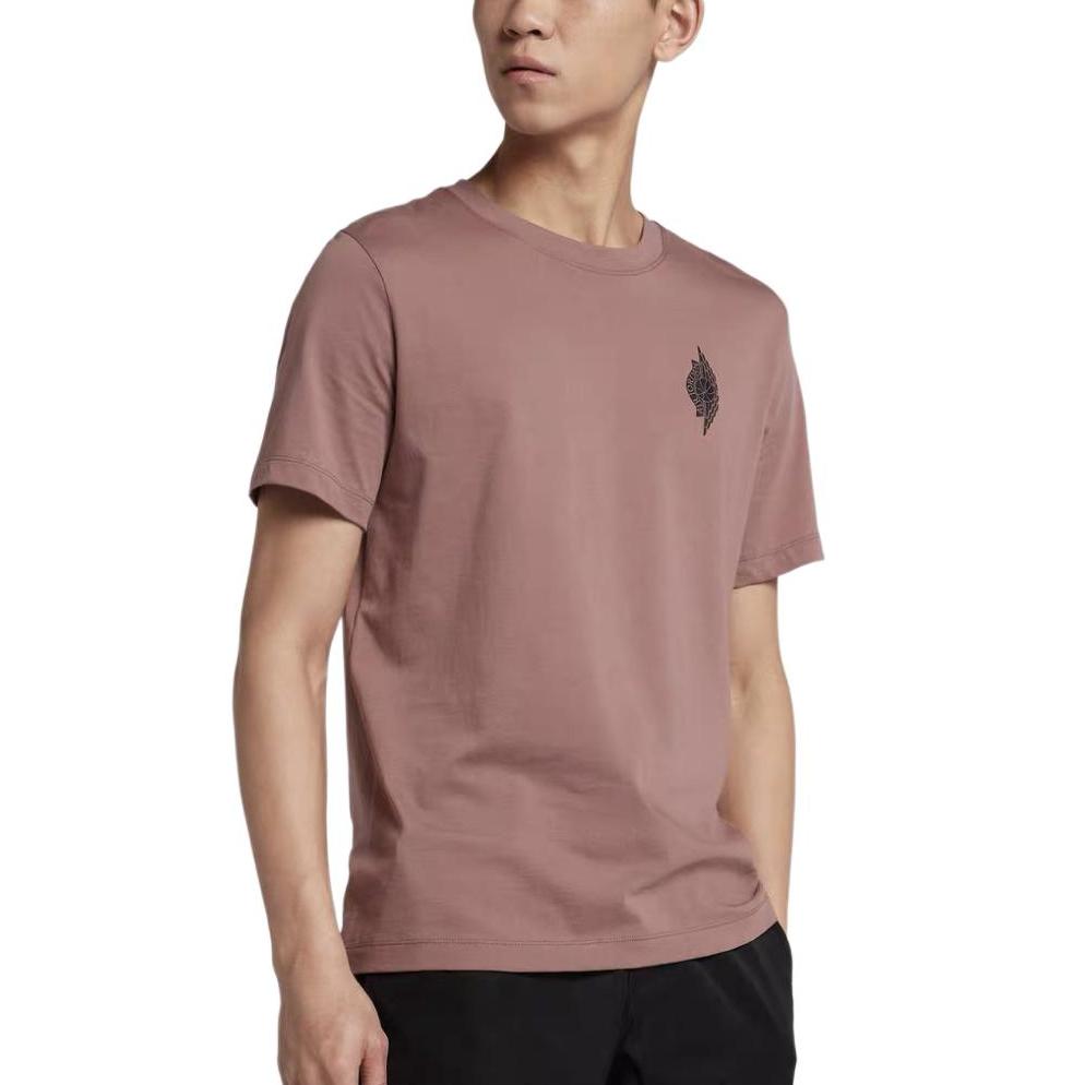 New Jordan Air Jordan T Shirts Men's Brown AO0591-298