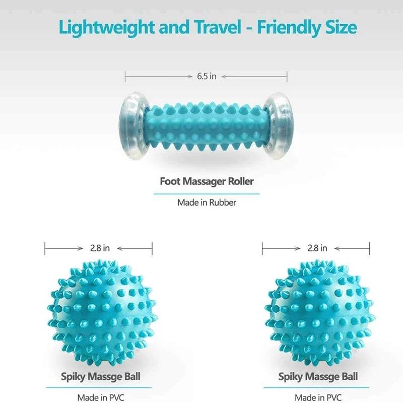 Massage Ball Plantar Fascia Ball, Muscle Relaxation Exercise Ball Handball Plantar Peanut Meridian Ball