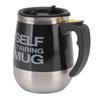 Automatic Stirring Mug 400ml Stainless Steel Liner Battery Powered Electric Mixing Cup for Travel