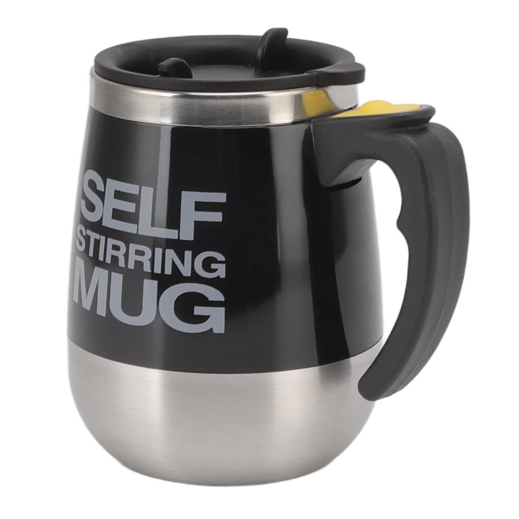 Automatic Stirring Mug 400ml Stainless Steel Liner Battery Powered Electric Mixing Cup for Travel