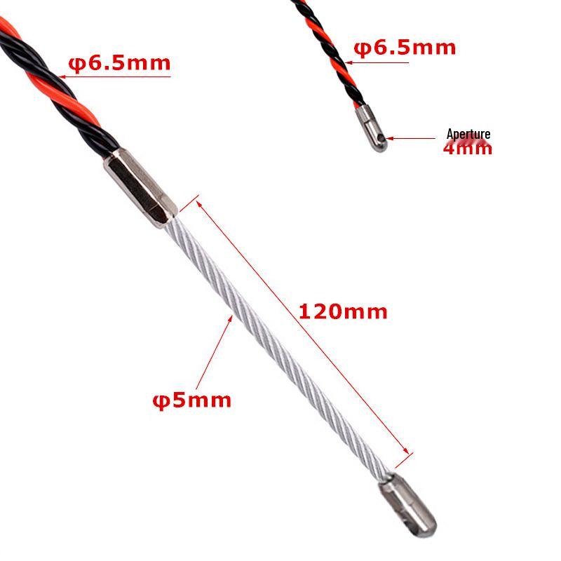 Three-Strand Electrician Wire Puller Tool (5-50M) for Pulling and Laying Cable Through Walls