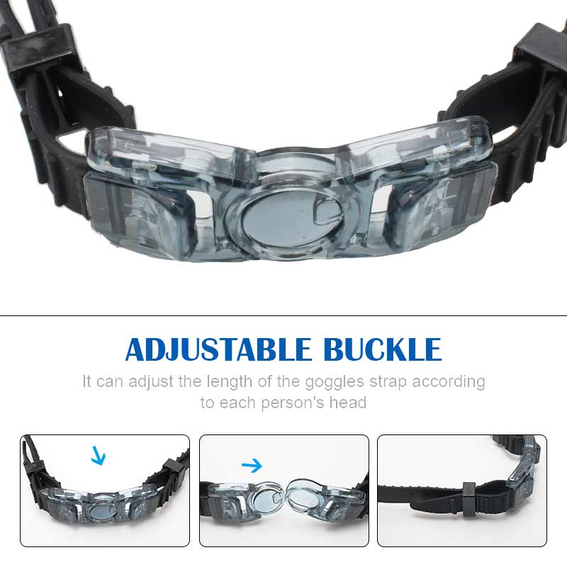 HD Anti-Fog Swim Glasses for Adults Smart Swimming Goggles Set with Prescription