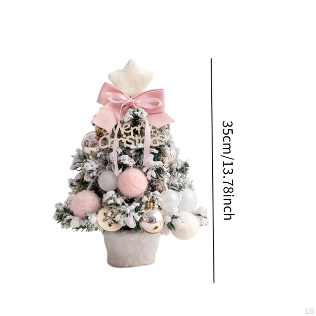 Mini Christmas Tree with Light Table Decoration for Living Room Porch Indoor