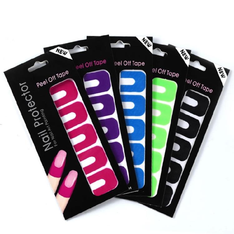 20 Sheets Nails Protector Stickers Nails Polish Protector U-Shape Nails Tape Nails Peels offs Tapes Nails Art Protector