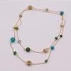An Elegant Vintage-Style Casual Long Sweater Necklace Made of Artificial Crystal, Suitable for Women for Daily Gatherings, Shopping
