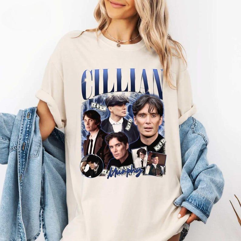 2026 Summer Fashion Tee Men Women Vintage Top Retro Cillian Murphy Shirt Cillian Murphy T-shirt Cillian Murphy Fan 4XL