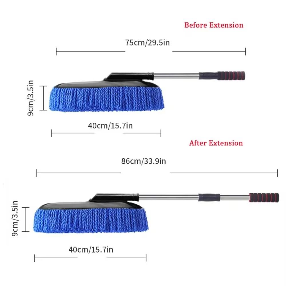 Scratch-Free Car Wash Brush Retractable Handle Dust Removal Tool Special Mop Car Duster  Home Use