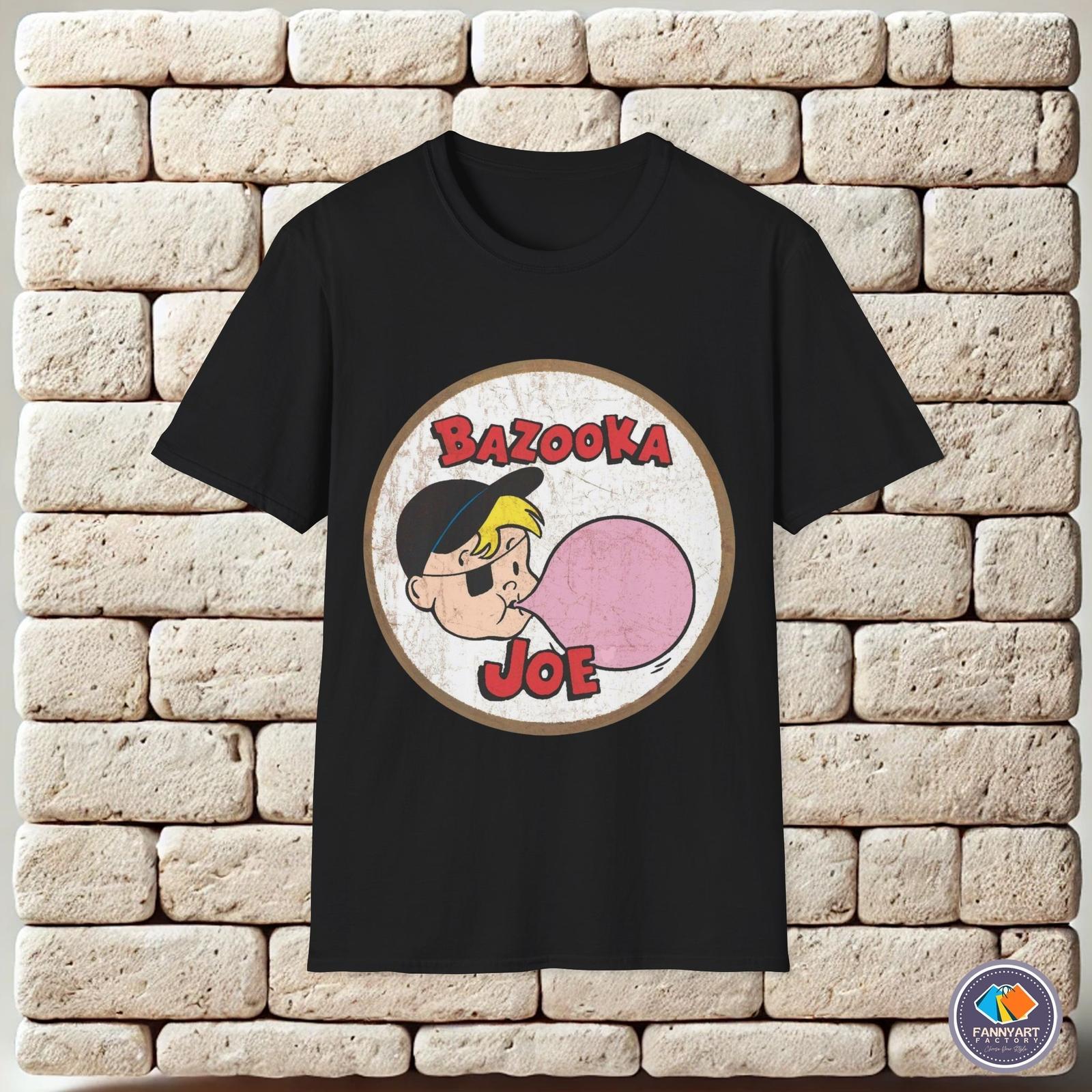 Унисекс Футболка с Логотипом Жевательной Резинки Bazooka Joe XXXL