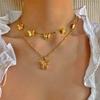 Bohemian Crescent Moon Star Multi Layered Necklaces For Women Choker Vintage Coin Cross Pendant Necklace Statement Jewelry 2024
