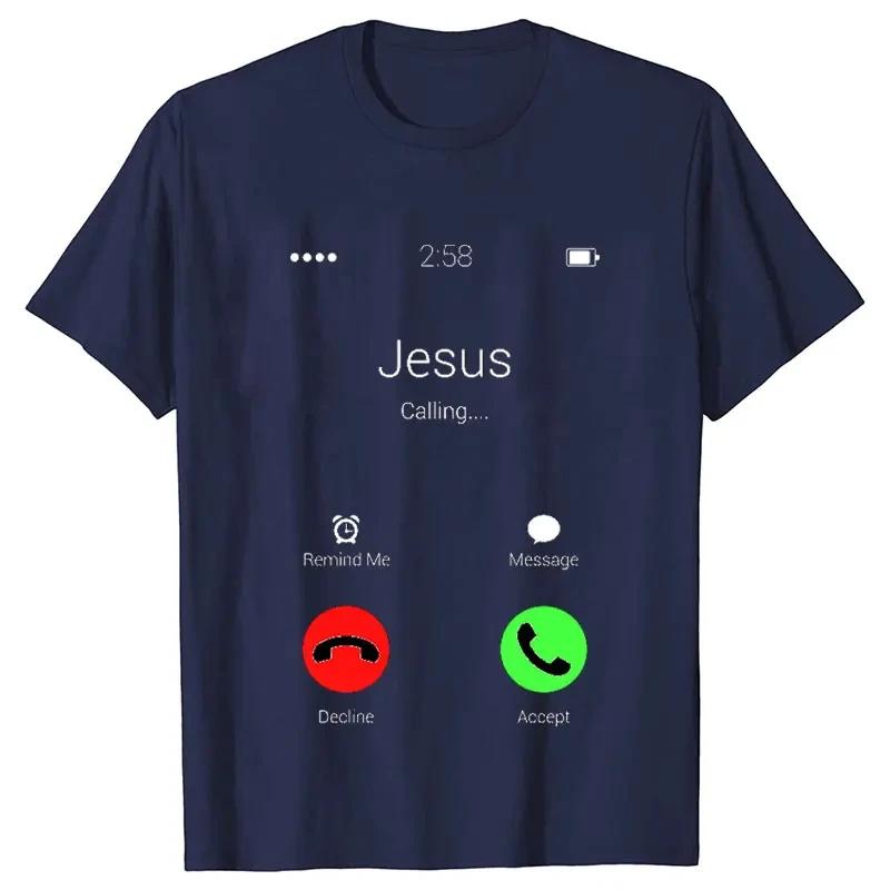 Print T-shirts Women Men Christ Casual Short Sleeve3d Tees Harajuku Funny