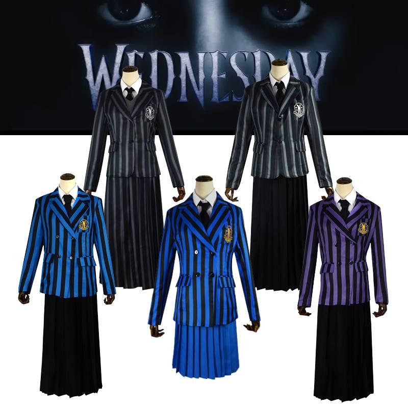 Wednesday Addams The Addams Family Costume School Uniform Dress