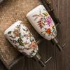 BEPAN 1PC Ceramic Press Soap Dispenser Refillable Lotion Bottle Creative Shampoo Liquid Container for Bathroom Home Decor