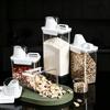 Portable Cereal Nuts Storage Containers with Lids Airtight Food Moistureproof Tank Household Kitchen Grain Storage Box