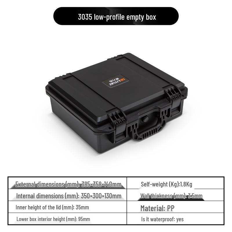 קופסת הגנה מפלסטיק עמידה למים ועמידה בפני זעזועים למצלמה וציוד