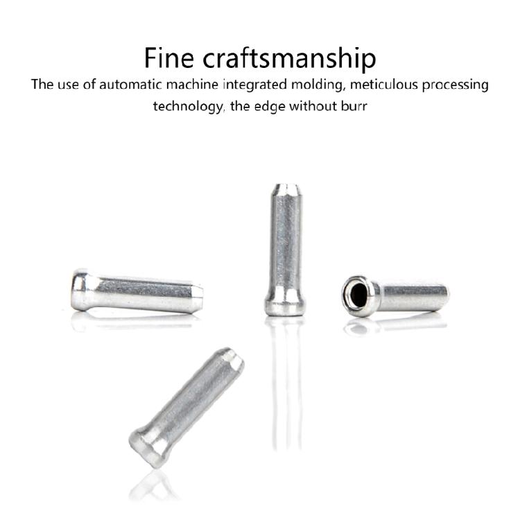 100 Pcs Road Bike Cable End Caps Brake Cable End Tip Durable Shifters Cable Ends