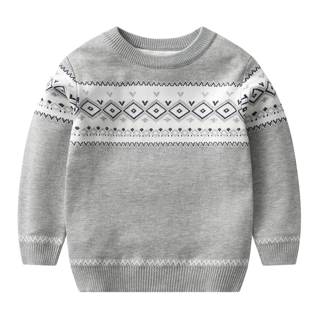 Dziecięcy sweter świąteczny Jesień Zima Dziewczęcy sweter pulowerowy Chłopięcy sweter świąteczny z kreskówek
