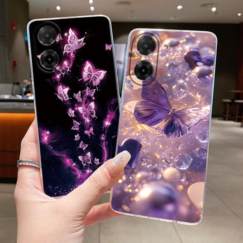 Case For Xiaomi Redmi A5 Flower Butterfly Phone Shells For Redmi A5 4G Soft Silicone Transparent Funda TPU Protective Back Cover