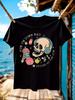 Lustiges Fitness-Shirt - Jetzt bin ich ein böses Trainings-T-Shirt mit Totenkopf H...