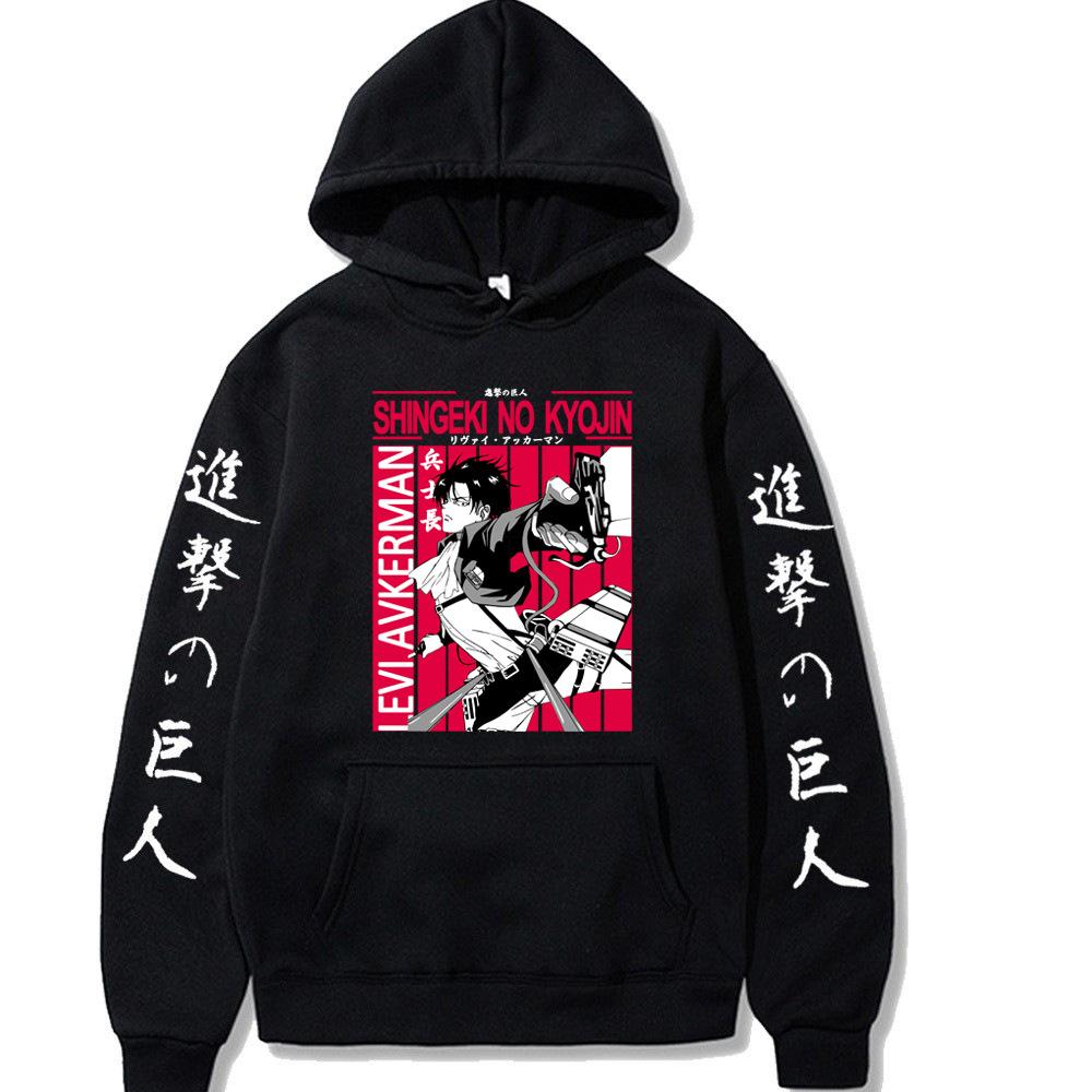 Anime, Printed Hooded Sweater Sweatshirt Men'S New Top