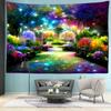 Colorful Dream Forest Tapestry Wall Hanging Bohemian Hippie Tapiz Kawaii Art Living Room Bedroom Home Decor