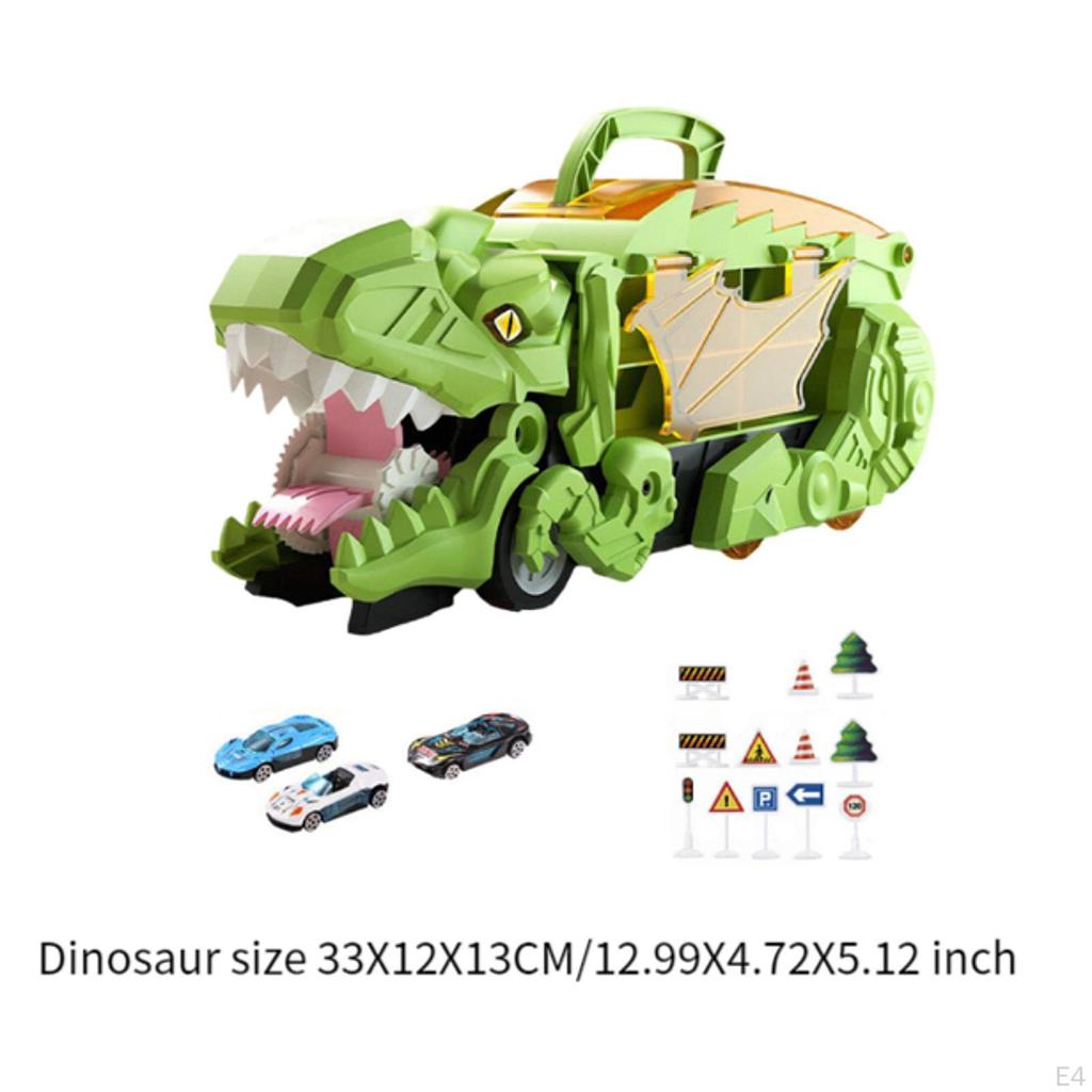 Children's Truck Toy, Transformable Dinosaur Car, Interactive Portable And Creative, Dino