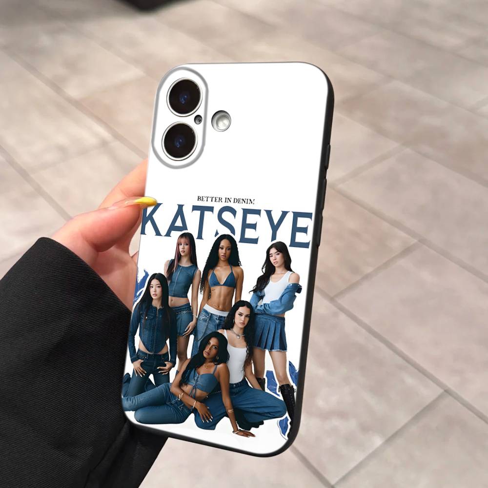 K-KATSEYE Music Phone Case For IPhone 16 17 Air 15 14 13 12 11 Pro Max 16E Plus Fundas