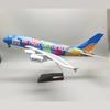 1:160 Scale 46cm Airplane Model 380 UAE EXPO A380 Plane Model Diecast Resin With Light And Wheel Plane Gift Collection