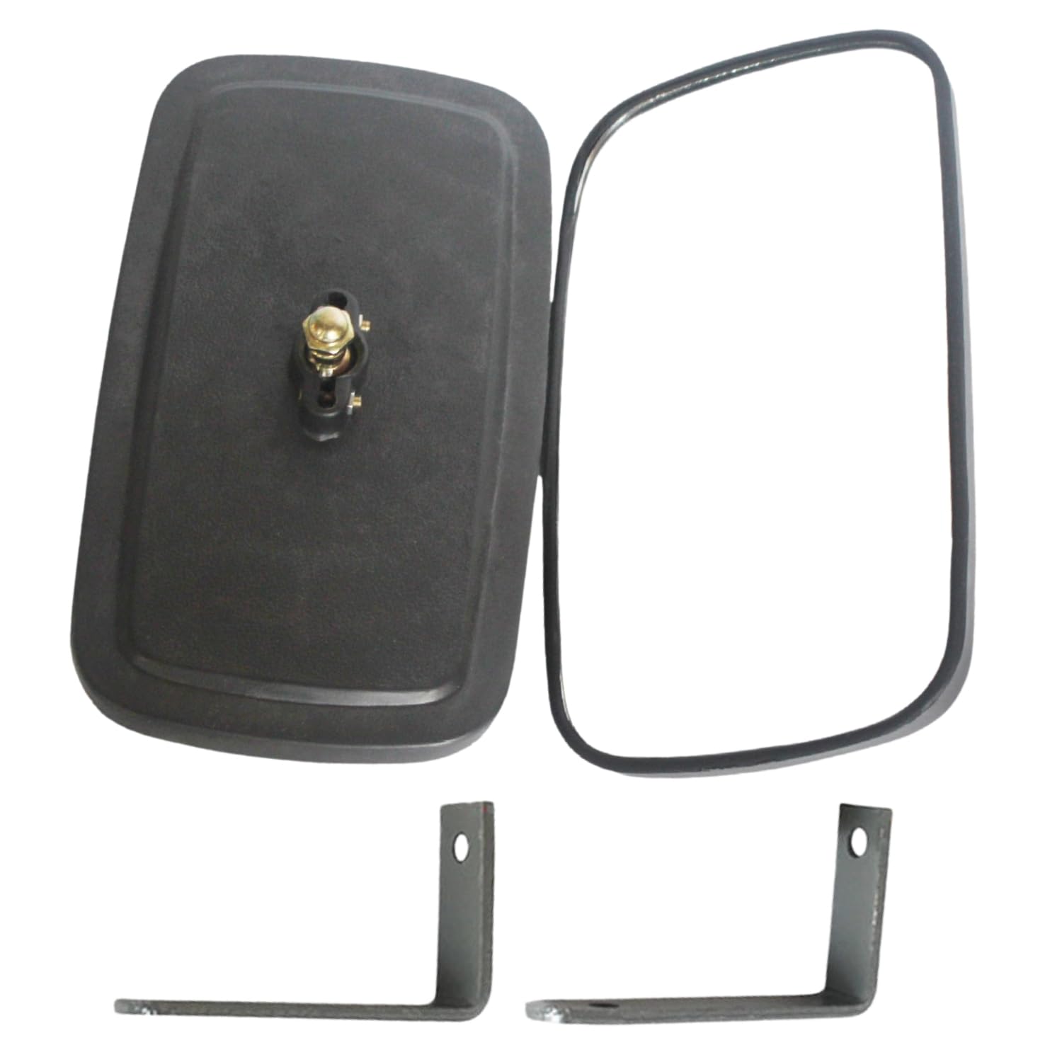 

RYOTBASE Tractor Forklift Mini Truck Side Mirror Auxiliary with Back Mounting Bracket Universal Replacement for Parking Agricultural Construction чорний