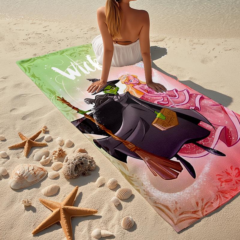 Wicked Fashion Beach Towel: Ideal for Summer Adventures Soft, Absorbent and Quick Drying Suitable for Swimming and Bathing