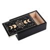 Astrology Trinkets Box Organizers Portable Tarots Cards Storage Box Wood Divination Storage Box Case with Card Holder
