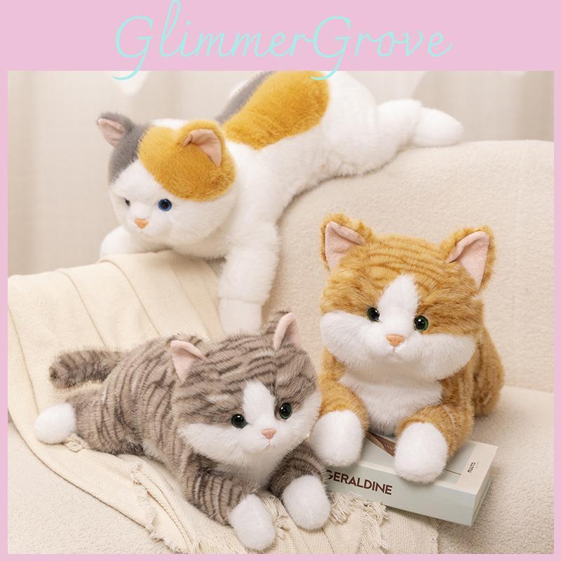 Realistic Charming Cat Plush Toy Cute Kitten Figure Ideal For Creative Giving Gift
