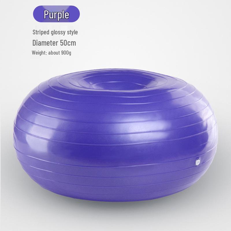 Explosion-Proof Inflatable Peanut Ball for Yoga, Fitness, and Rehabilitation
