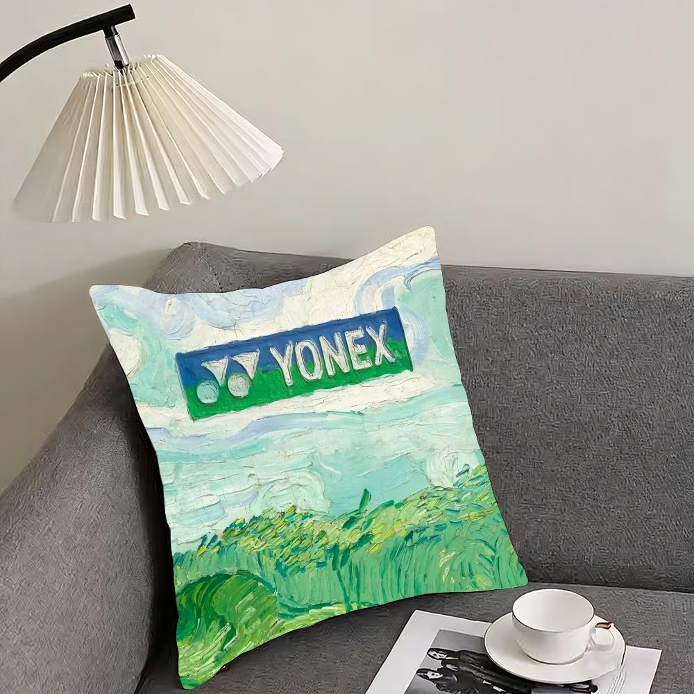 Luxury YYonex Cushion Cover Elegant Comfort Pillowcase Sofa Bed Doublesided Printed Invisible Zipper Home Decor