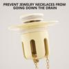 Bathroom Sink Stopper With Anti-Clogging Filter Basket For Shower Bathtubs